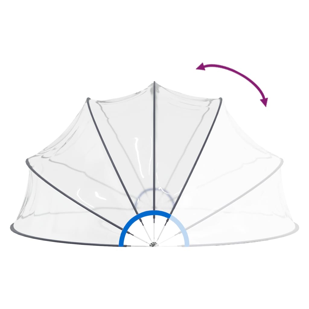 NNEVL Pool Dome 440x220 cm-3