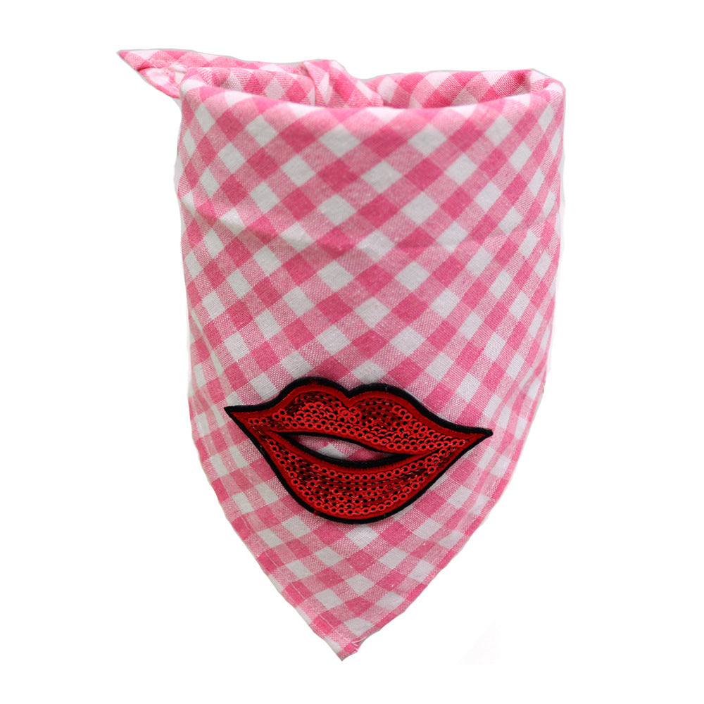 Dog Valentine's Day Saliva Towel-3