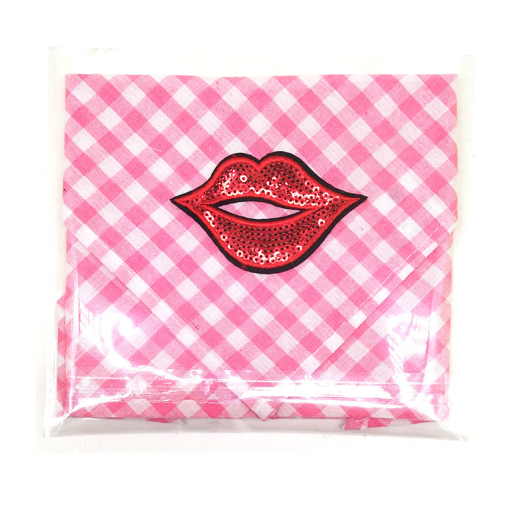 Dog Valentine's Day Saliva Towel-5