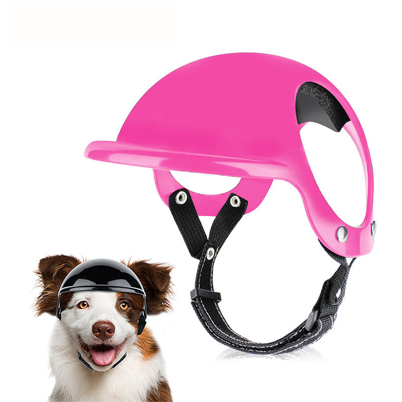 NNEDSZ Size S Pink Pet Safety Helmet - Stylish Protective Headgear for Dogs-0