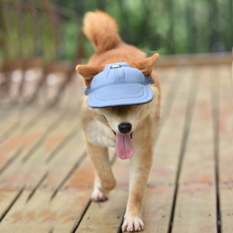 NNEDSZ Size L Pink Adjustable Pet Baseball Cap for Cats and Dogs - Cute Sun Protection Hat for Outdoor Adventures-2
