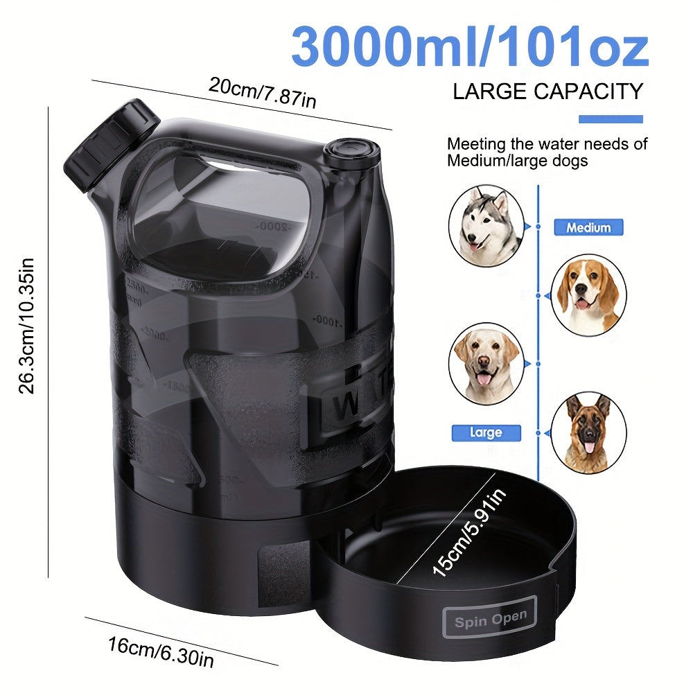 Pet Water Dispenser Leakproof Dual Flow Control-2