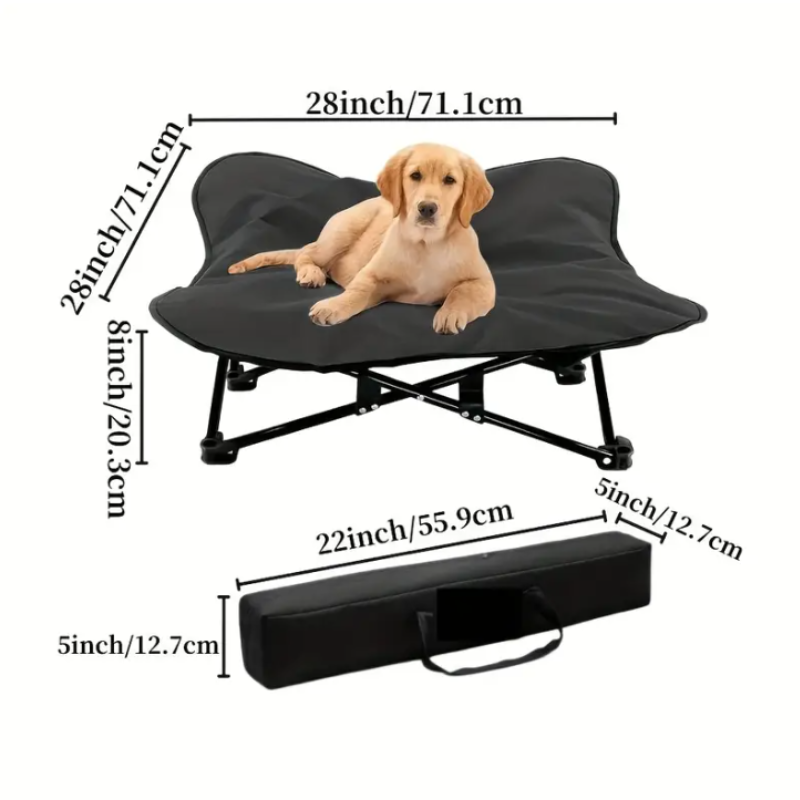 NNETM Portable Elevated Dog Bed for All Dog-4
